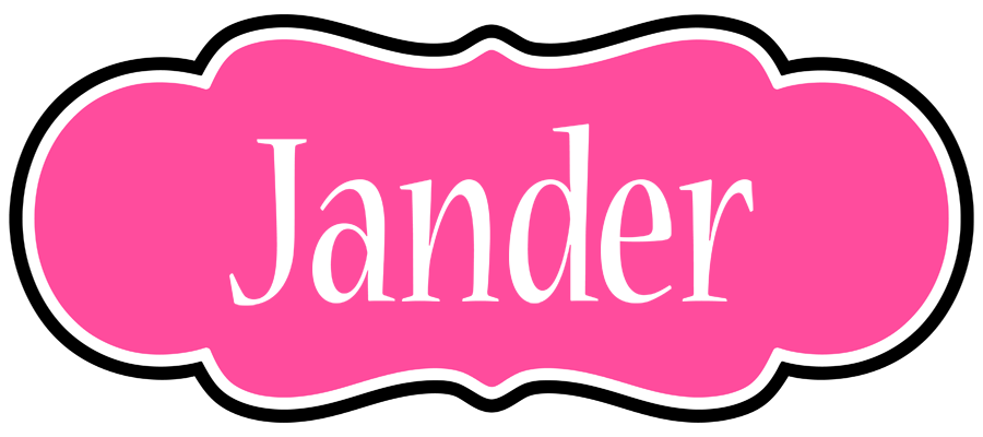 Jander invitation logo