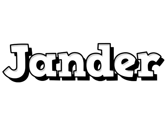 Jander snowing logo