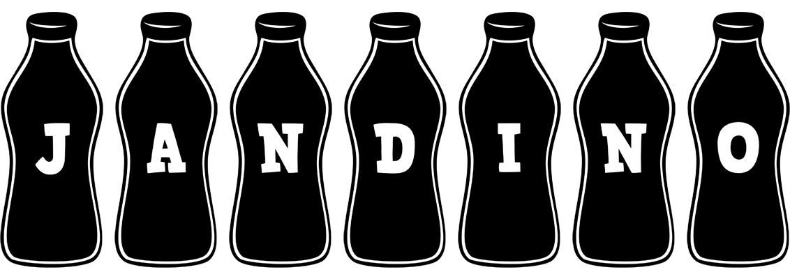 Jandino bottle logo