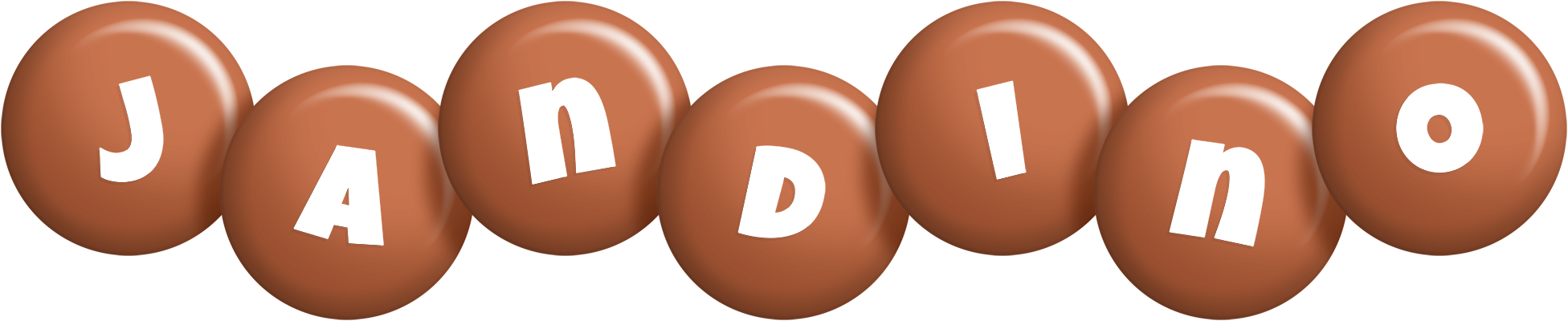 Jandino candy-brown logo