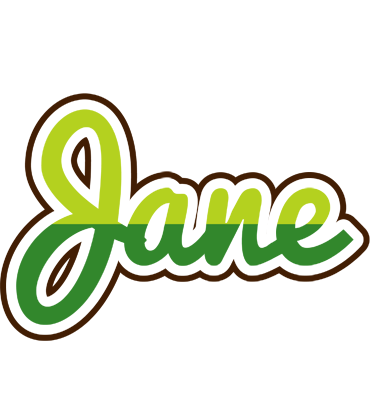 Jane golfing logo
