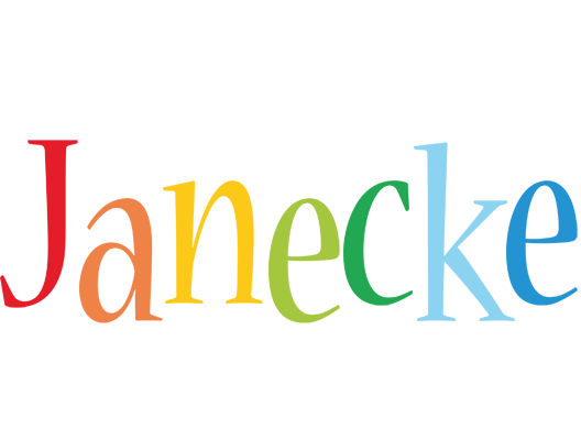 Janecke birthday logo