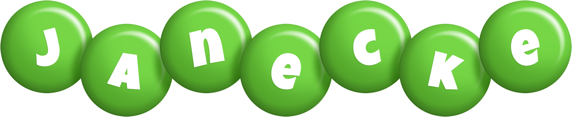 Janecke candy-green logo