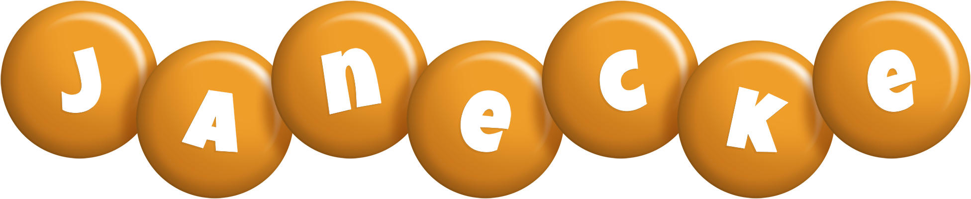 Janecke candy-orange logo