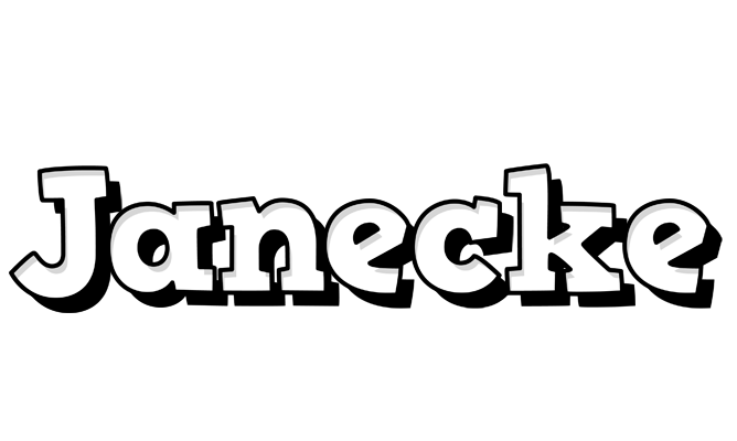 Janecke snowing logo