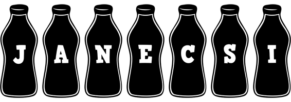 Janecsi bottle logo