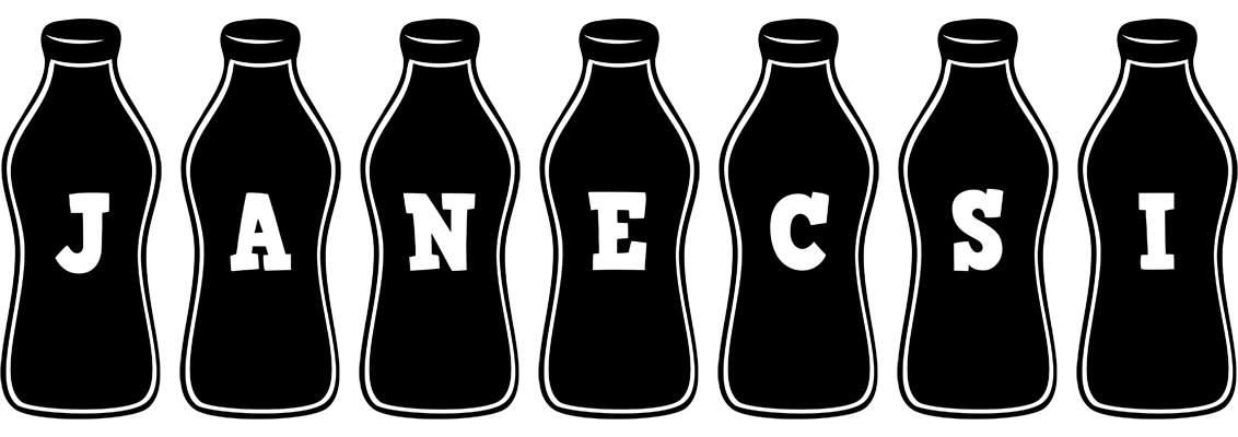 Janecsi bottle logo