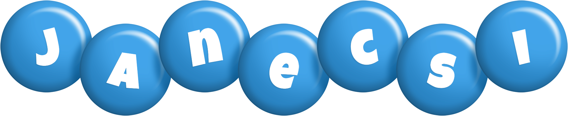 Janecsi candy-blue logo