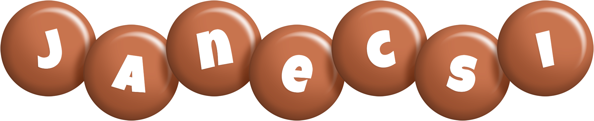 Janecsi candy-brown logo