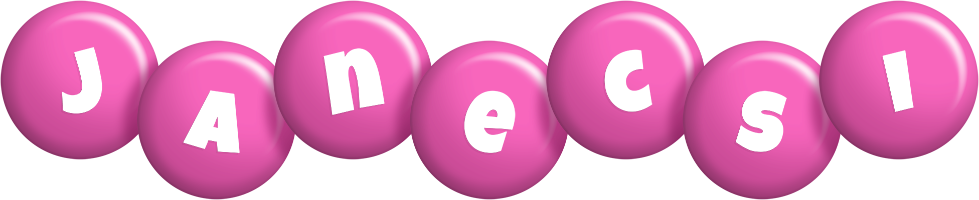Janecsi candy-pink logo