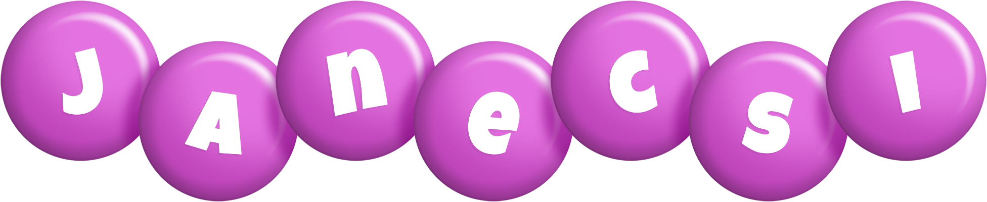 Janecsi candy-purple logo