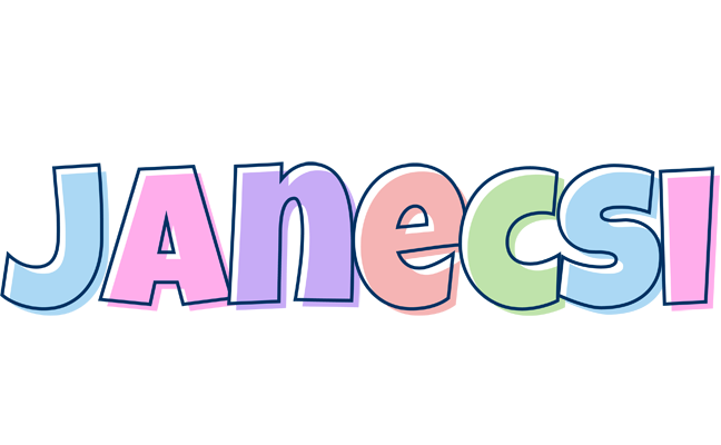 Janecsi pastel logo