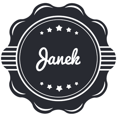 Janek badge logo