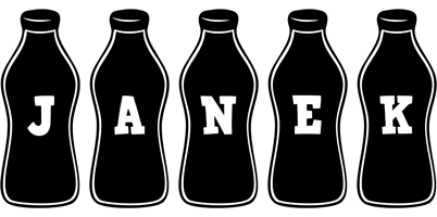 Janek bottle logo
