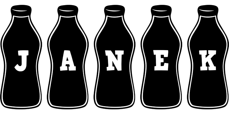 Janek bottle logo