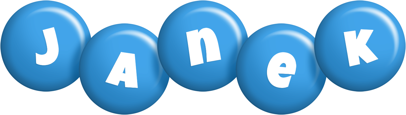 Janek candy-blue logo