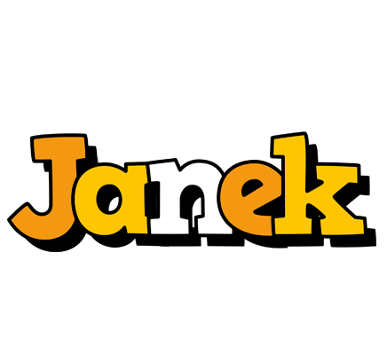 Janek cartoon logo