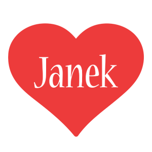 Janek love logo