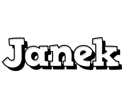 Janek snowing logo