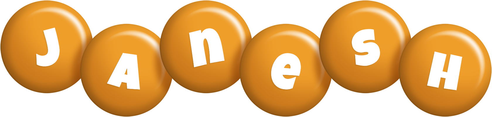 Janesh candy-orange logo