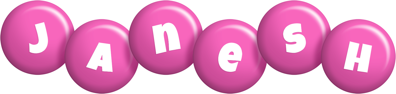 Janesh candy-pink logo