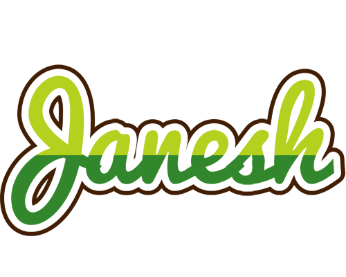 Janesh golfing logo