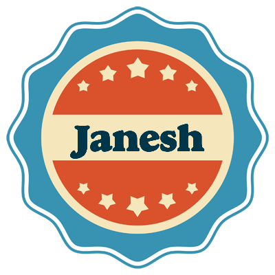 Janesh labels logo