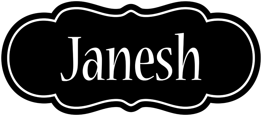 Janesh welcome logo