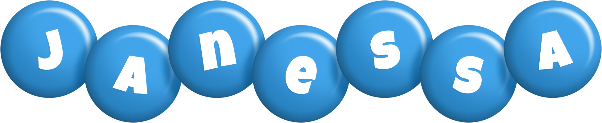 Janessa candy-blue logo