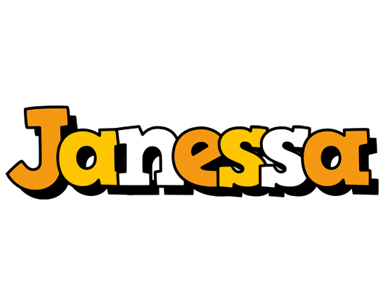 Janessa cartoon logo