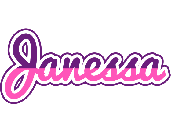 Janessa cheerful logo