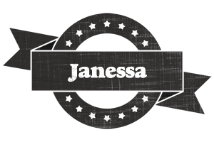 Janessa grunge logo