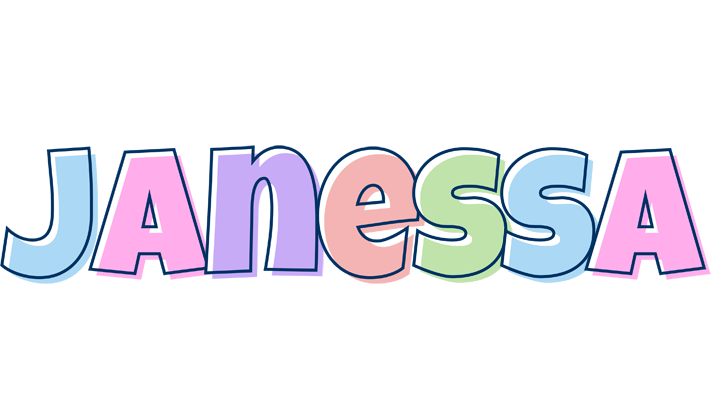 Janessa pastel logo