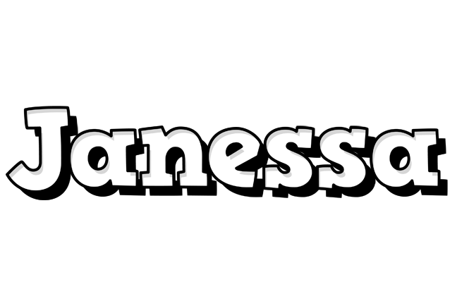Janessa snowing logo