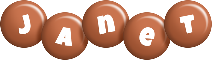 Janet candy-brown logo