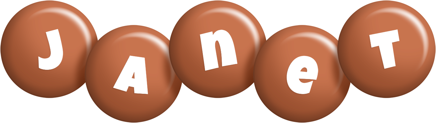 Janet candy-brown logo