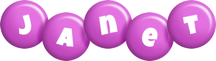 Janet candy-purple logo