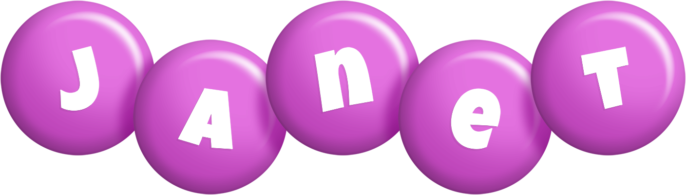 Janet candy-purple logo