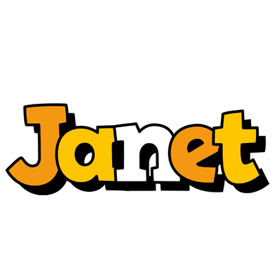 Janet cartoon logo