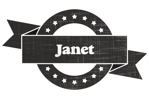 Janet grunge logo