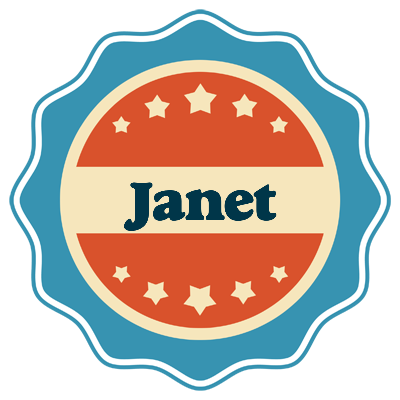 Janet labels logo