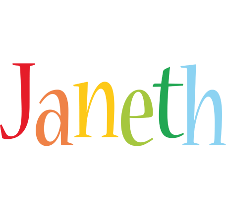 Janeth birthday logo