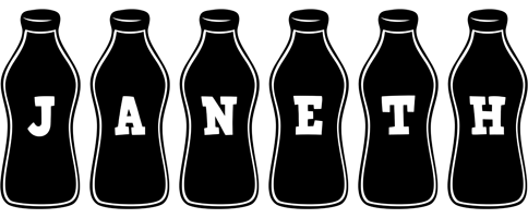 Janeth bottle logo