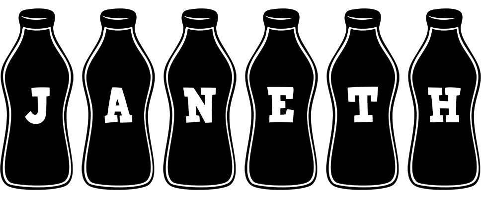 Janeth bottle logo