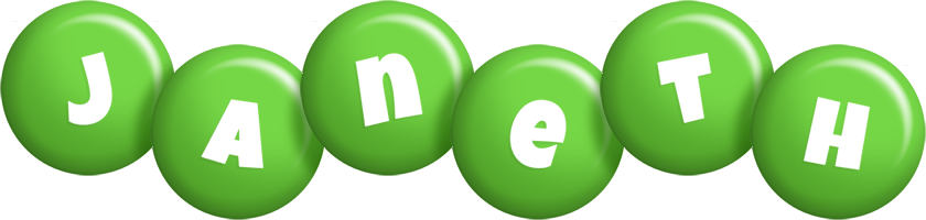 Janeth candy-green logo