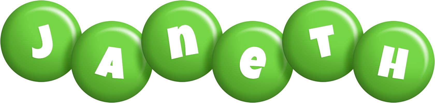 Janeth candy-green logo