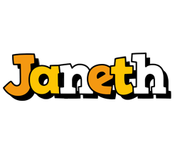 Janeth cartoon logo