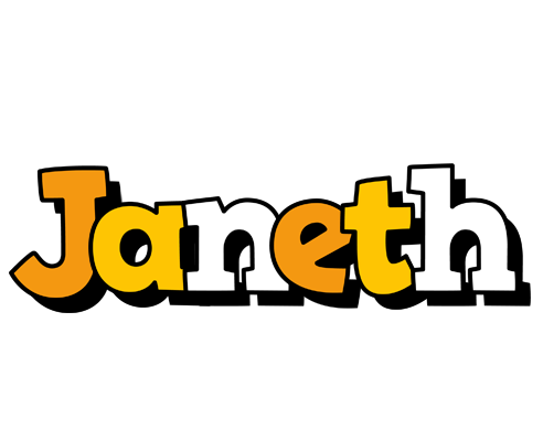 Janeth cartoon logo