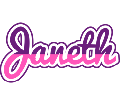 Janeth cheerful logo