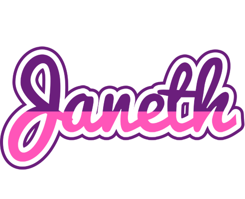 Janeth cheerful logo